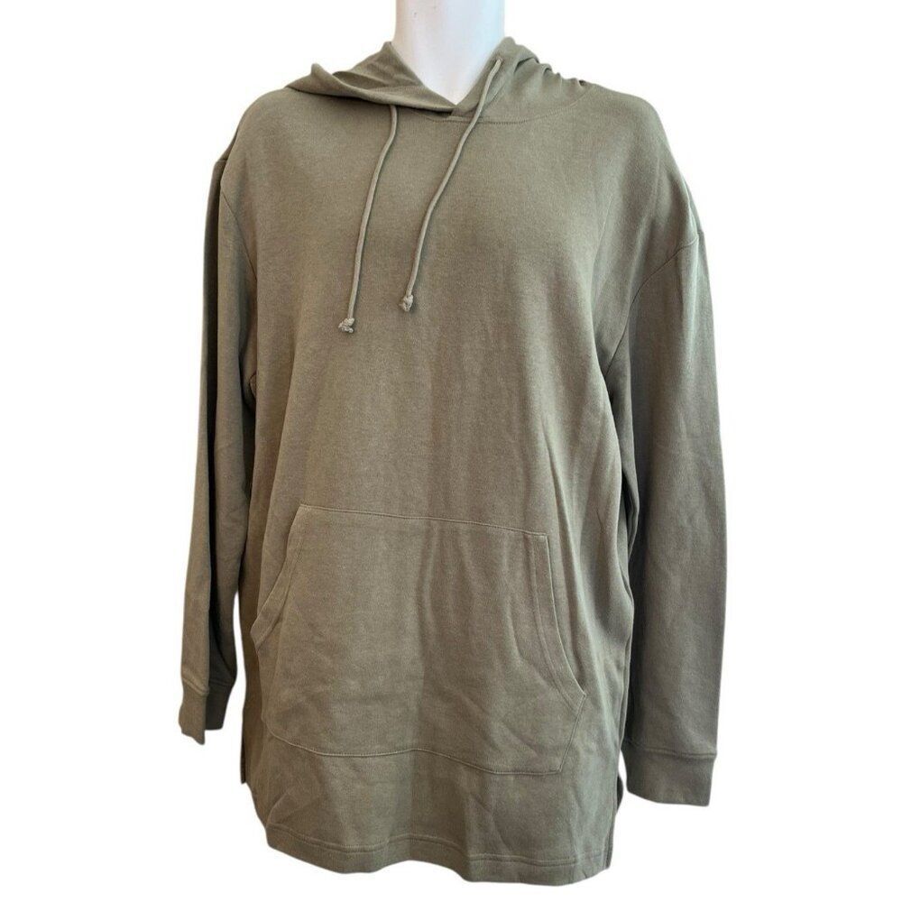 Original Use Hoodie Men’s Large Green Soft Cozy Fleece Pullover NWT